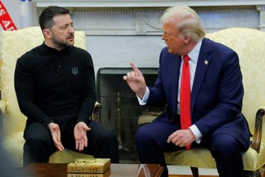 Трамп заявил, что Зеленский мешает миру на Украине Reuters/Brian Snyder