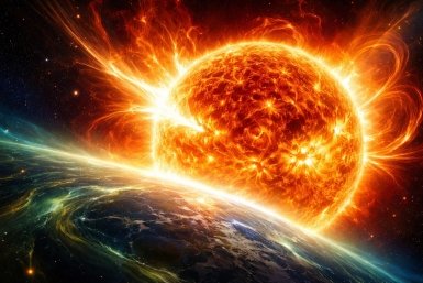 Очень сильная магнитная буря предпоследнего уровня накроет Землю во вторник Сгенерировано chat.qwen.ai