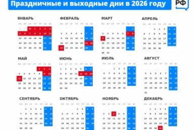 В феврале будут длинные выходные Минтруд РФ