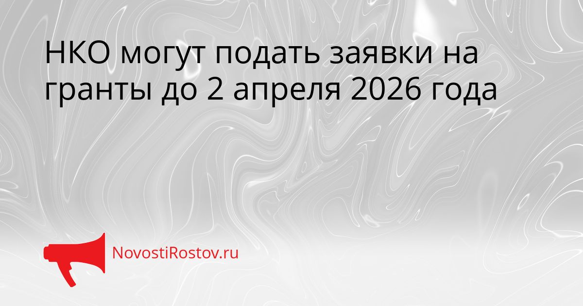НКО могут подать заявки на гранты до 2 апреля 2026 года Сгенерировано