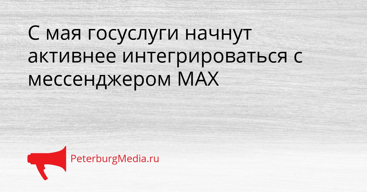 С мая госуслуги начнут активнее интегрироваться с мессенджером MAX