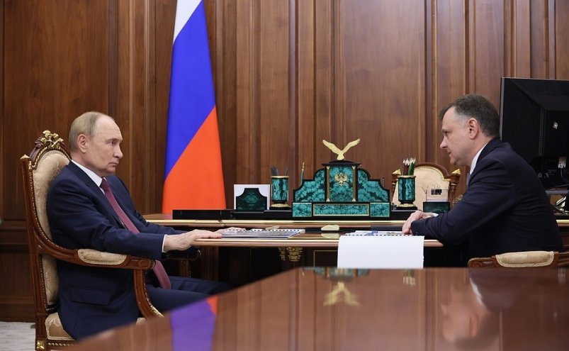 Путин выслушал доклад Слюсаря о развитии Ростовской области - NovostiRostov, 19.08.2025