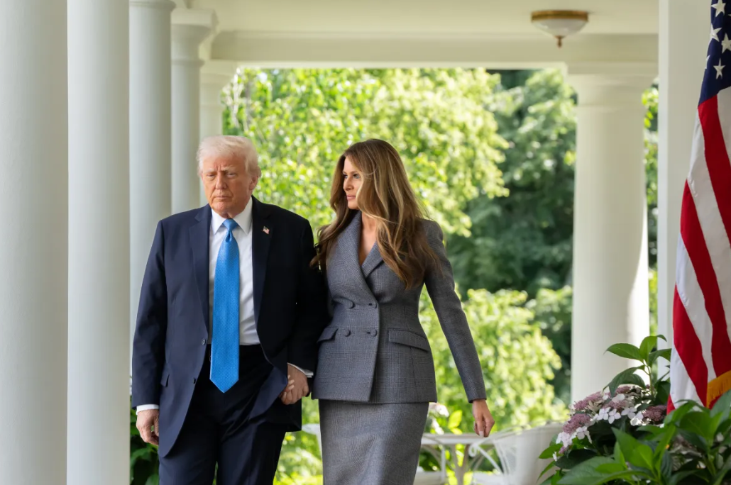 Дональд и Мелания Трамп Пресс-служба Белого дома